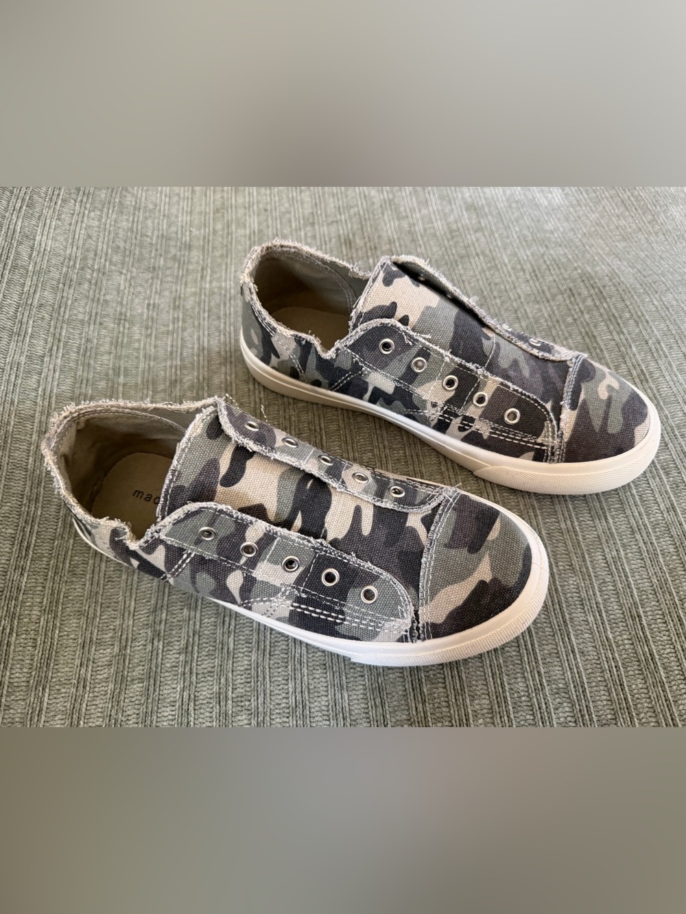 Madden Girl Camo Slip-On Sneakers - Picture 2 of 5